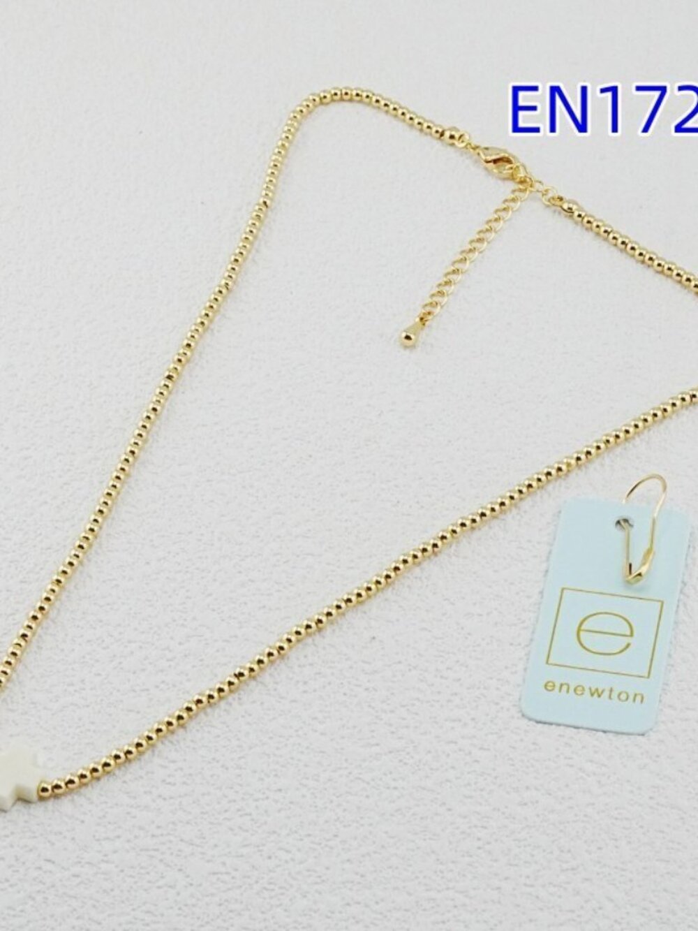 Enewton Cross Beaded Necklace